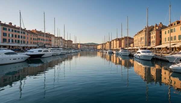 Le port de Saint-Tropez accueille les plus grands yachts